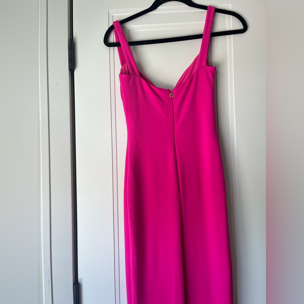 NWT $329 Revolve Nookie Romance Sweetheart Gown Maxi Dress Pink Fuchsia XS - Picture 5 of 12